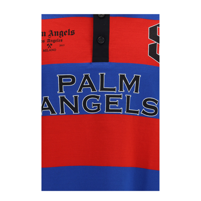 MAYFEYR - Palm Angels - Sport Stripes Short-Sleeve Polo - PMGB02CS26FAB002