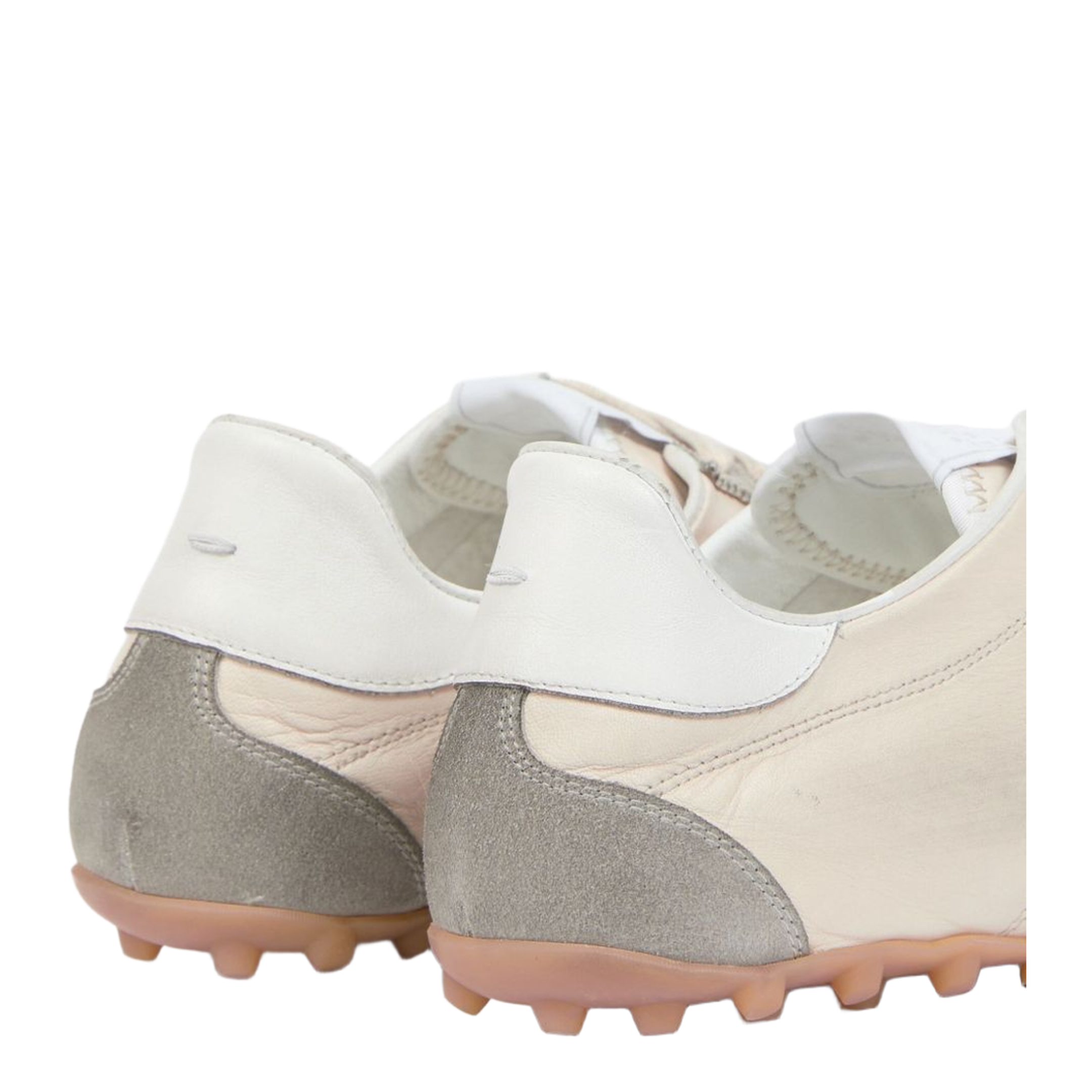 Sprinters Sneakers In Cream Leather And Vintage Suede
