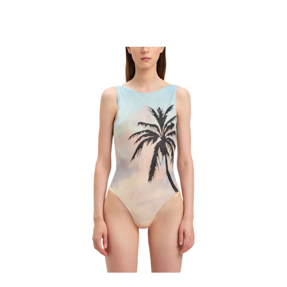 MAYFEYR - Palm Angels - Sunrise Palm Swimsuit - PWFC001S25FAB0018410