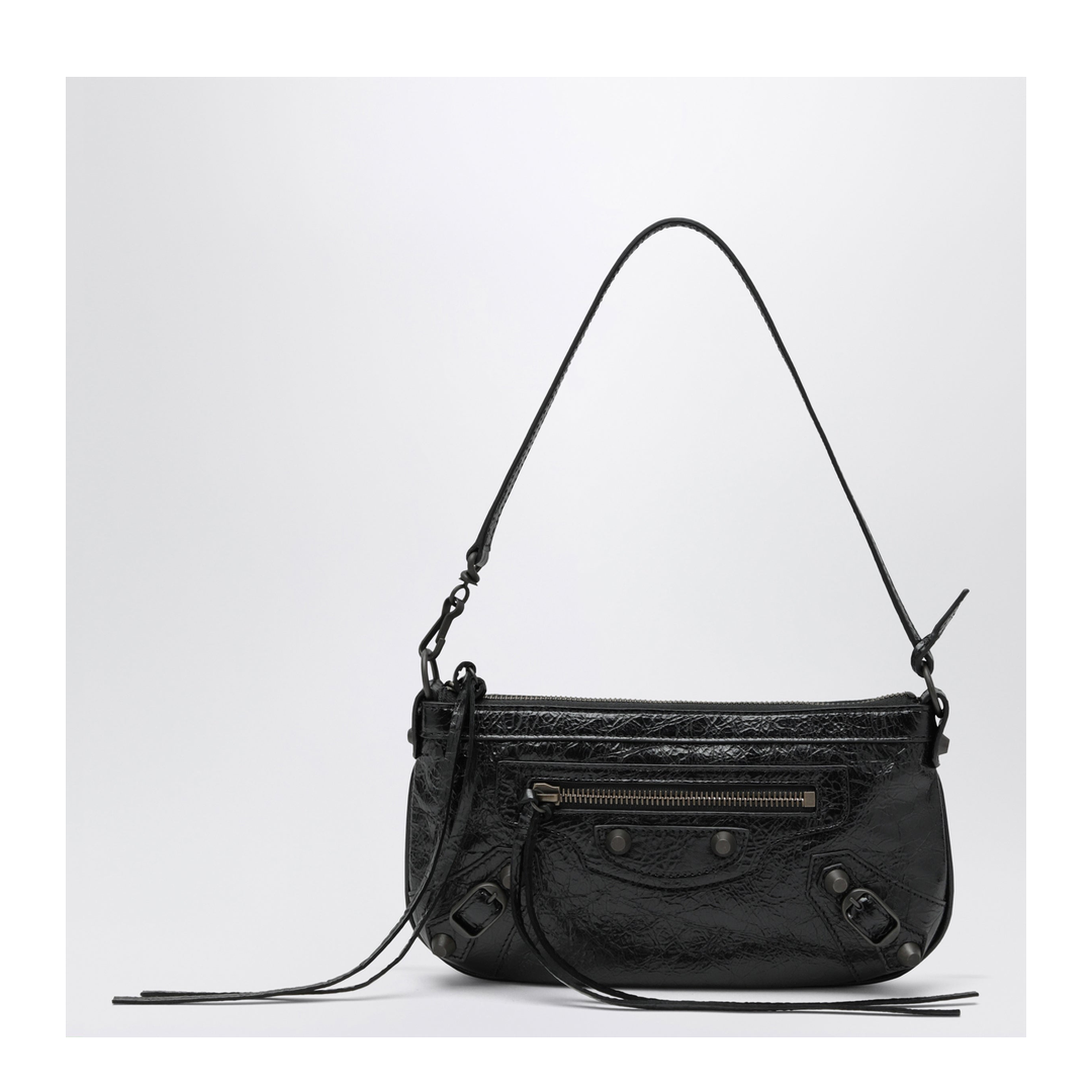 Le City Arena Lambskin Crossbody Pouch - Black