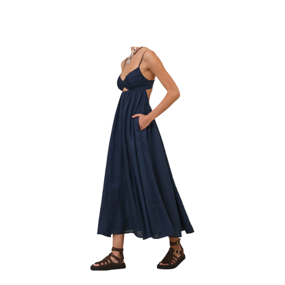Midi Dress Blue