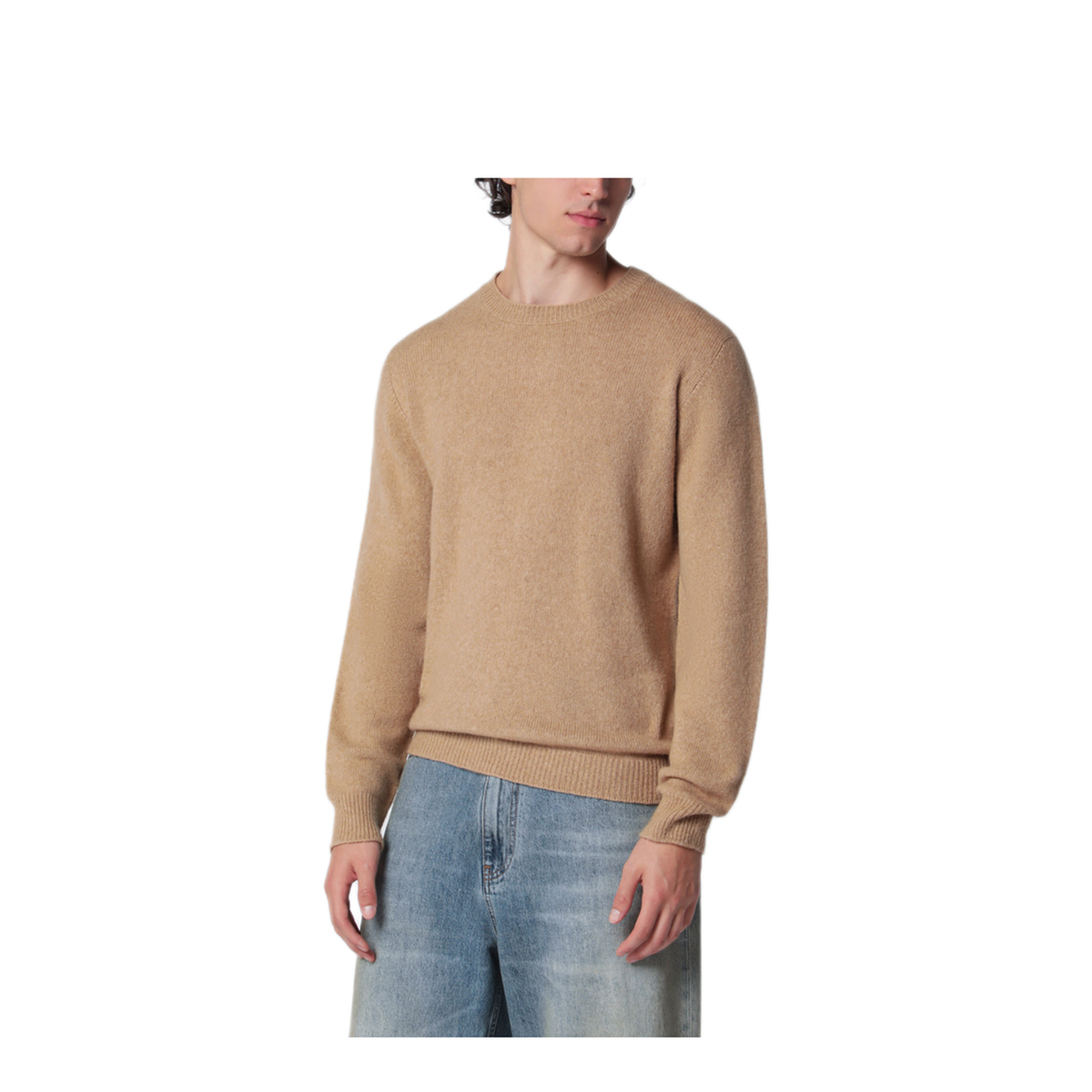 MAYFEYR - Roberto Collina - Camel Wool Blend Sweater - 263MYB40001WO05