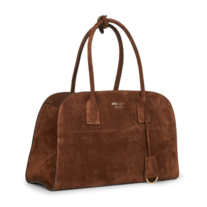 Suede Handbag