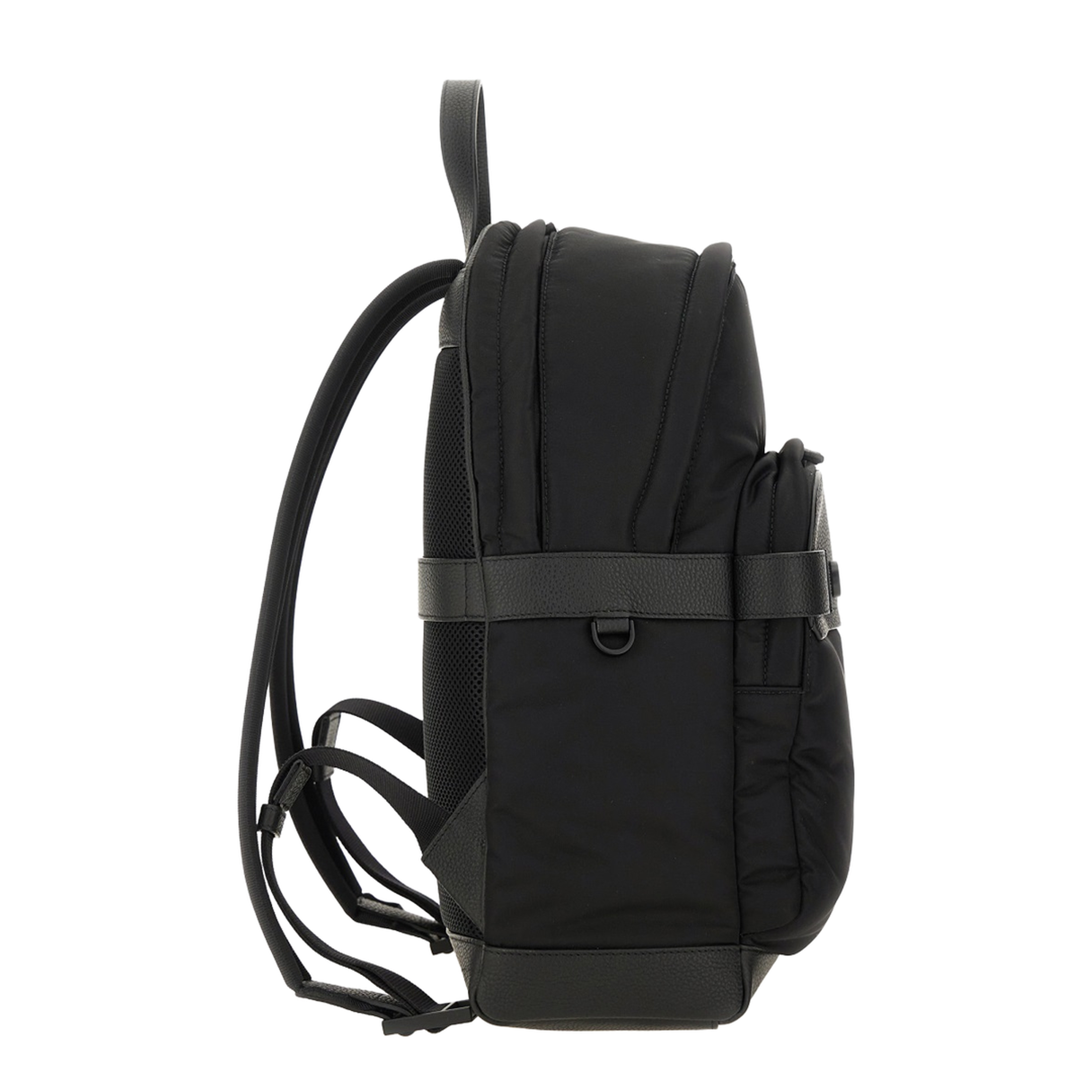 Backpack with Buckles Hooks Black
