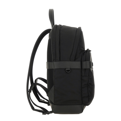 Backpack with Buckles Hooks Black