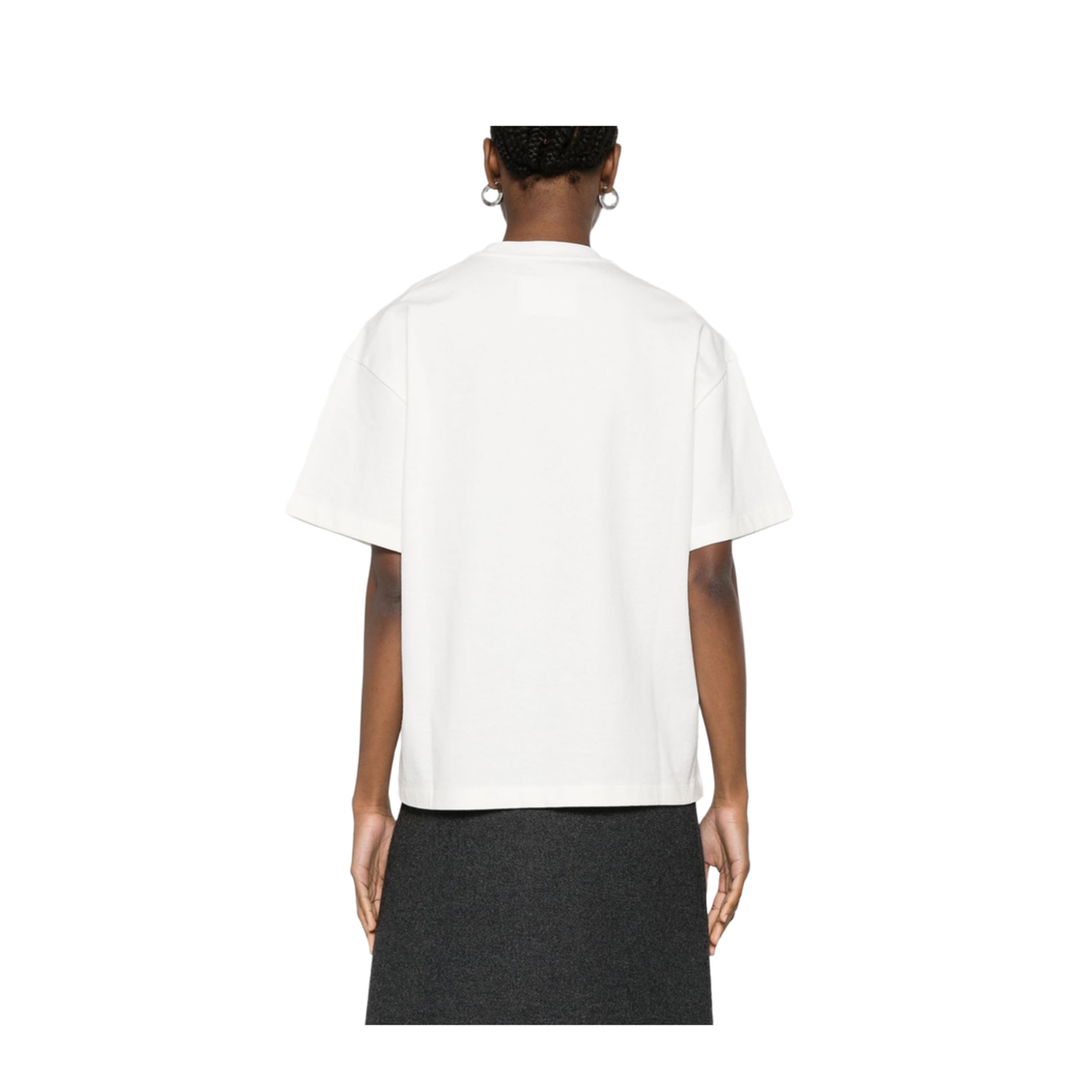 White Printed Logo T-Shirt