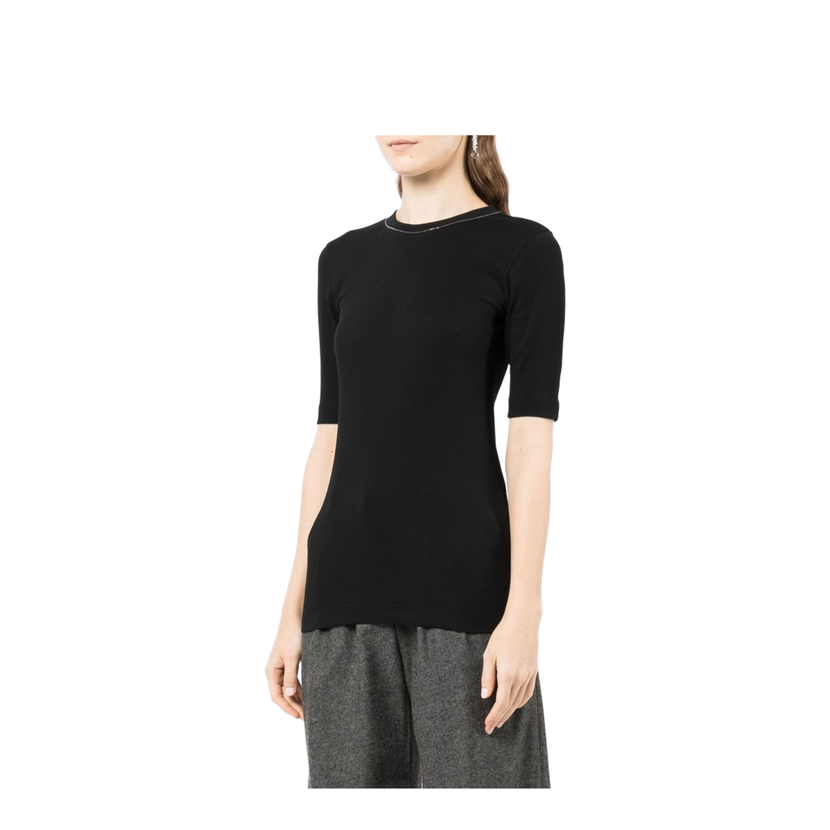 Cotton T-Shirt - Black