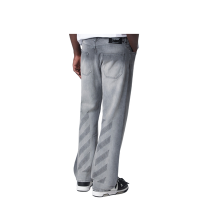 MAYFEYR -  - Grey Washed-Effect Jeans - OMYA18JS26DEN0030020