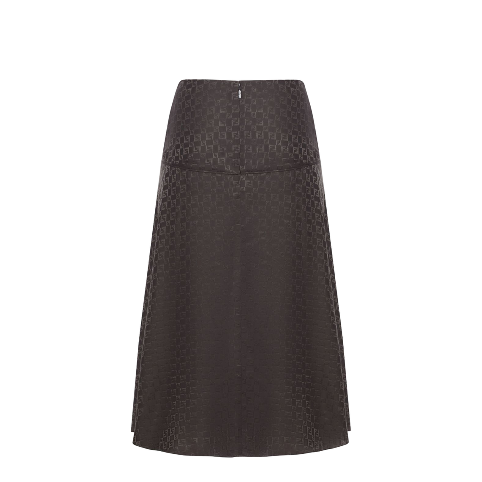 Silk Brown Skirt