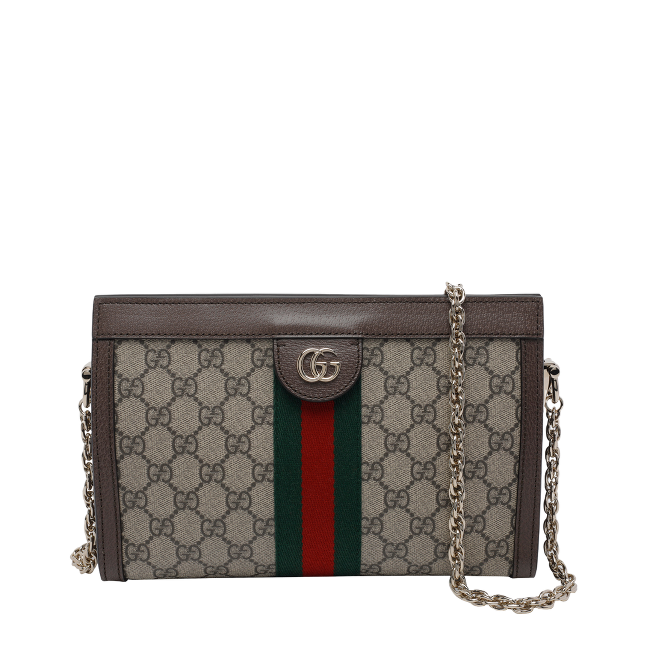 Ophidia Medium Shoulder Bag - Beige/Brown