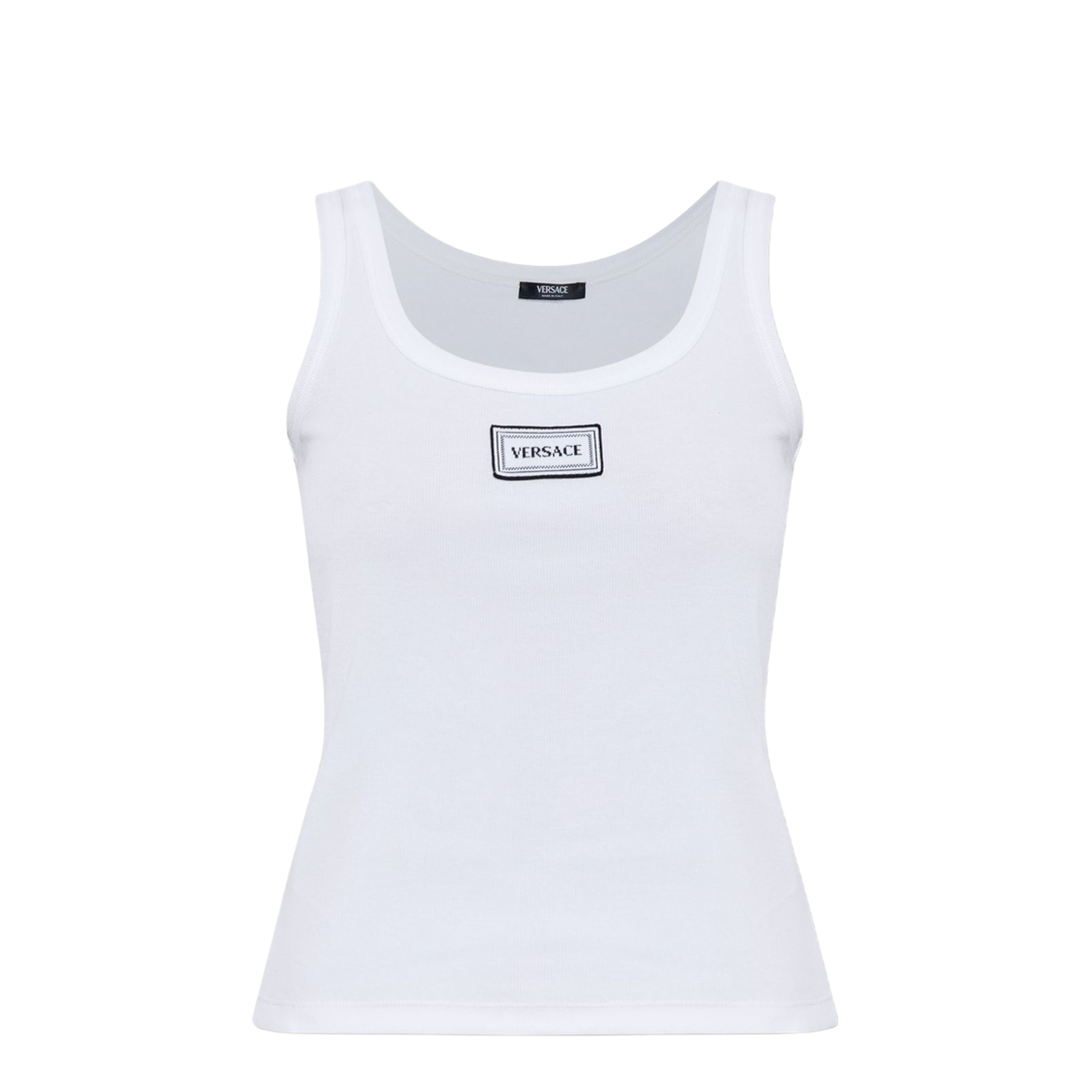 90s Vintage Logo Tank Top White