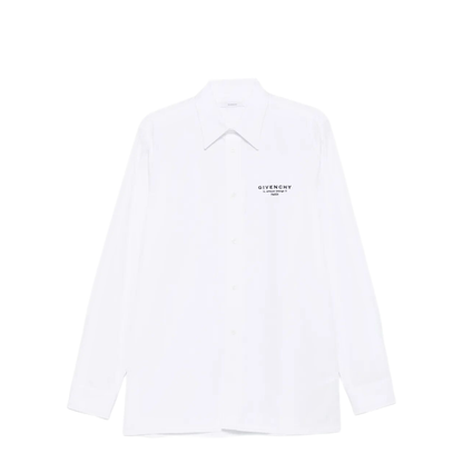 MAYFEYR - Givenchy - Classic Fit Shirt With Logo Print - BM616M14M6100
