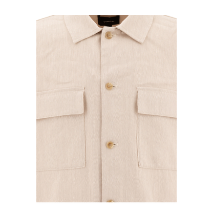 MAYFEYR - Vince - Linen Overshirt - M08154059A115NAT