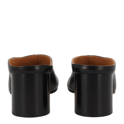 Black Tabi Mule Pumps