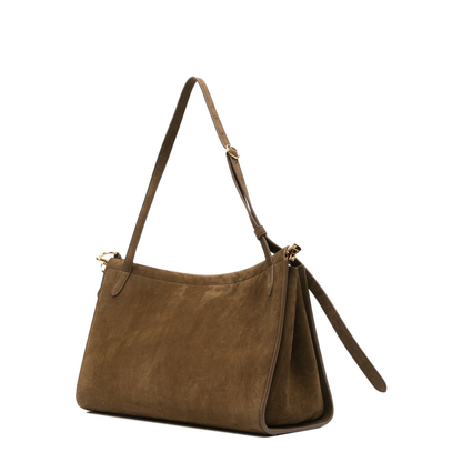 Le Click Pocket 35 Nubuck Calfskin Crossbody - Noir