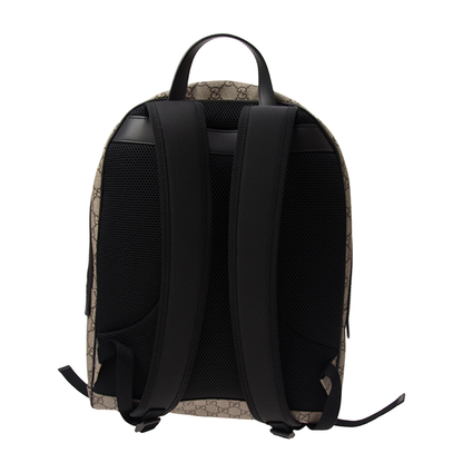 Ophidia Small Crossbody Bag in Beige and Ebony Supreme