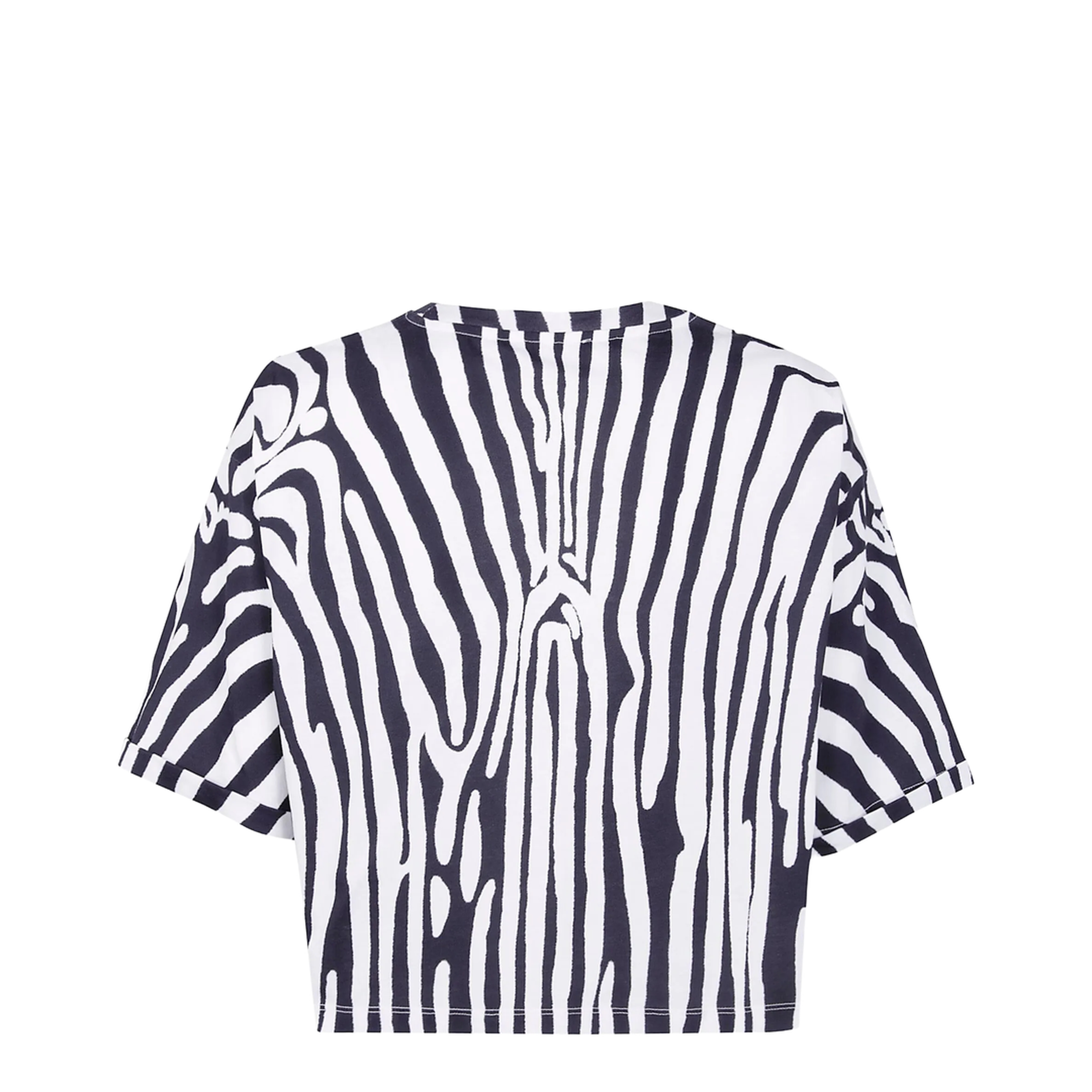 Zebra Print Crop T-Shirt
