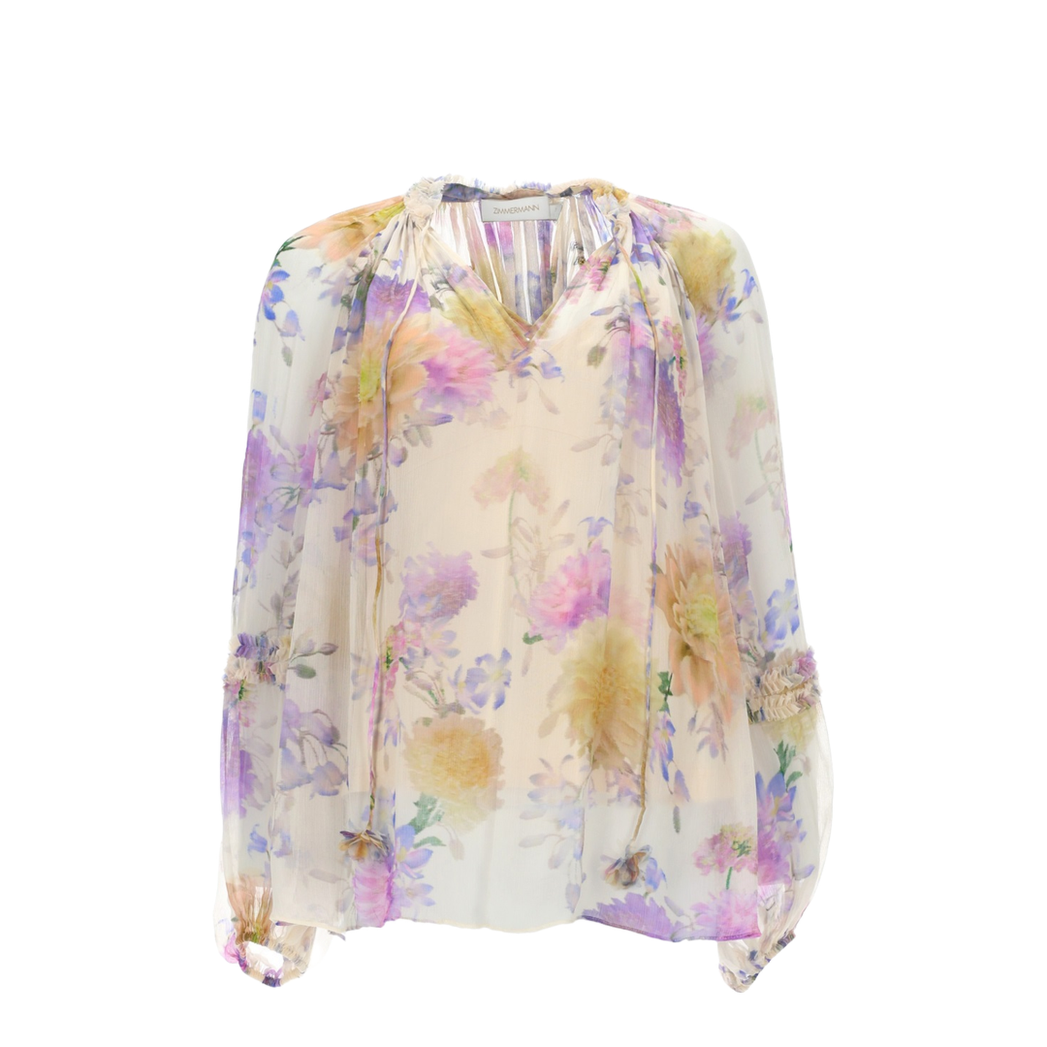Luna Ruffle Floral Blouse
