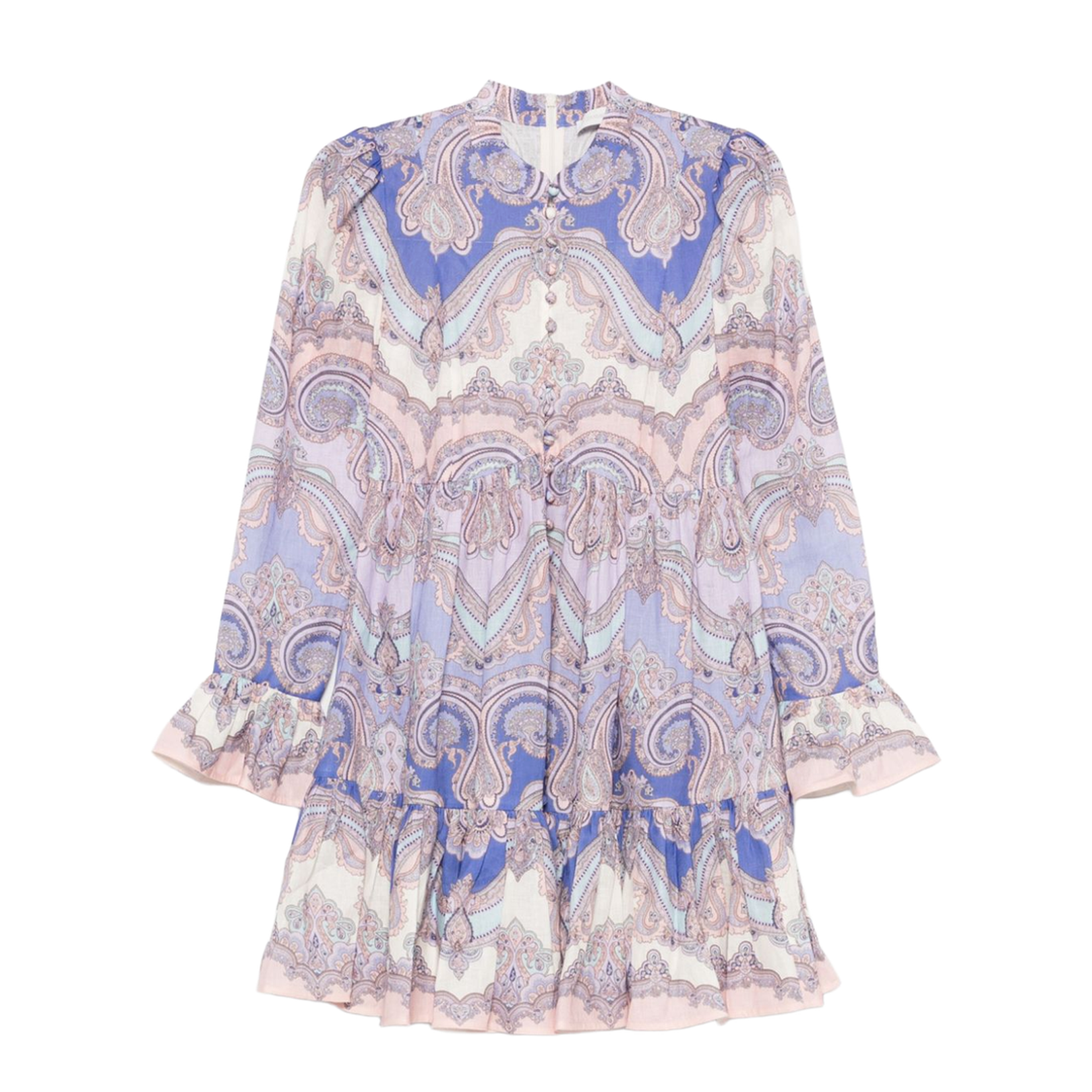 Maxine Printed Linen Mini Dress