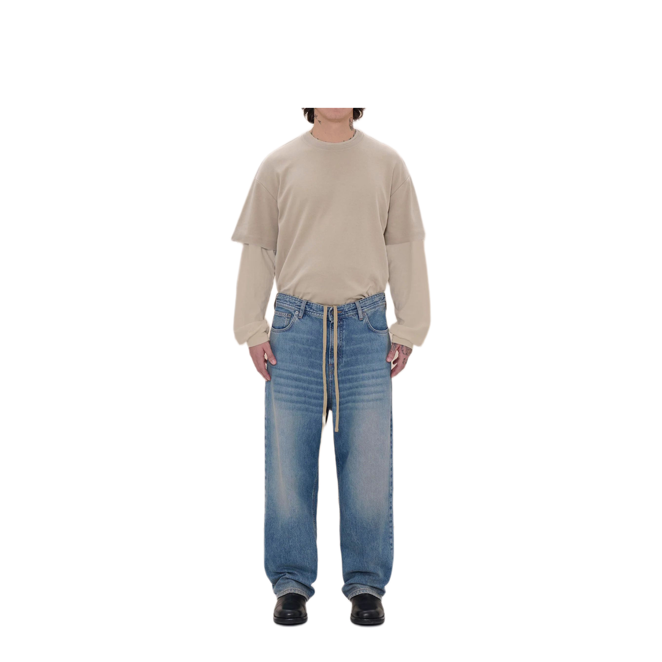 MAYFEYR - Haikure - Dusty Blue Jeans - HEM03263DF127L0922