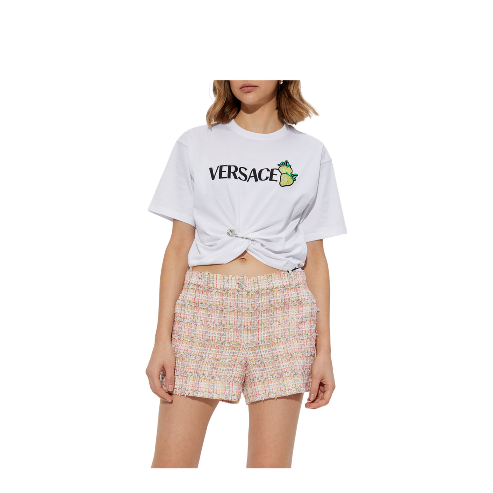 White Strawberry Patch T-shirt