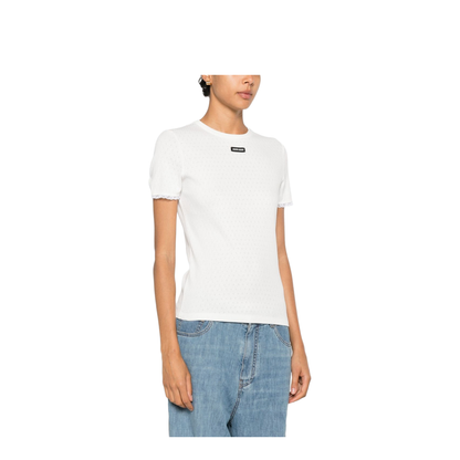 MAYFEYR - Miu Miu - T-Shirts And Polos White - MT22511951F0009