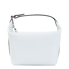 Mochi Mini Calf Leather Top Handle Bag - Ice