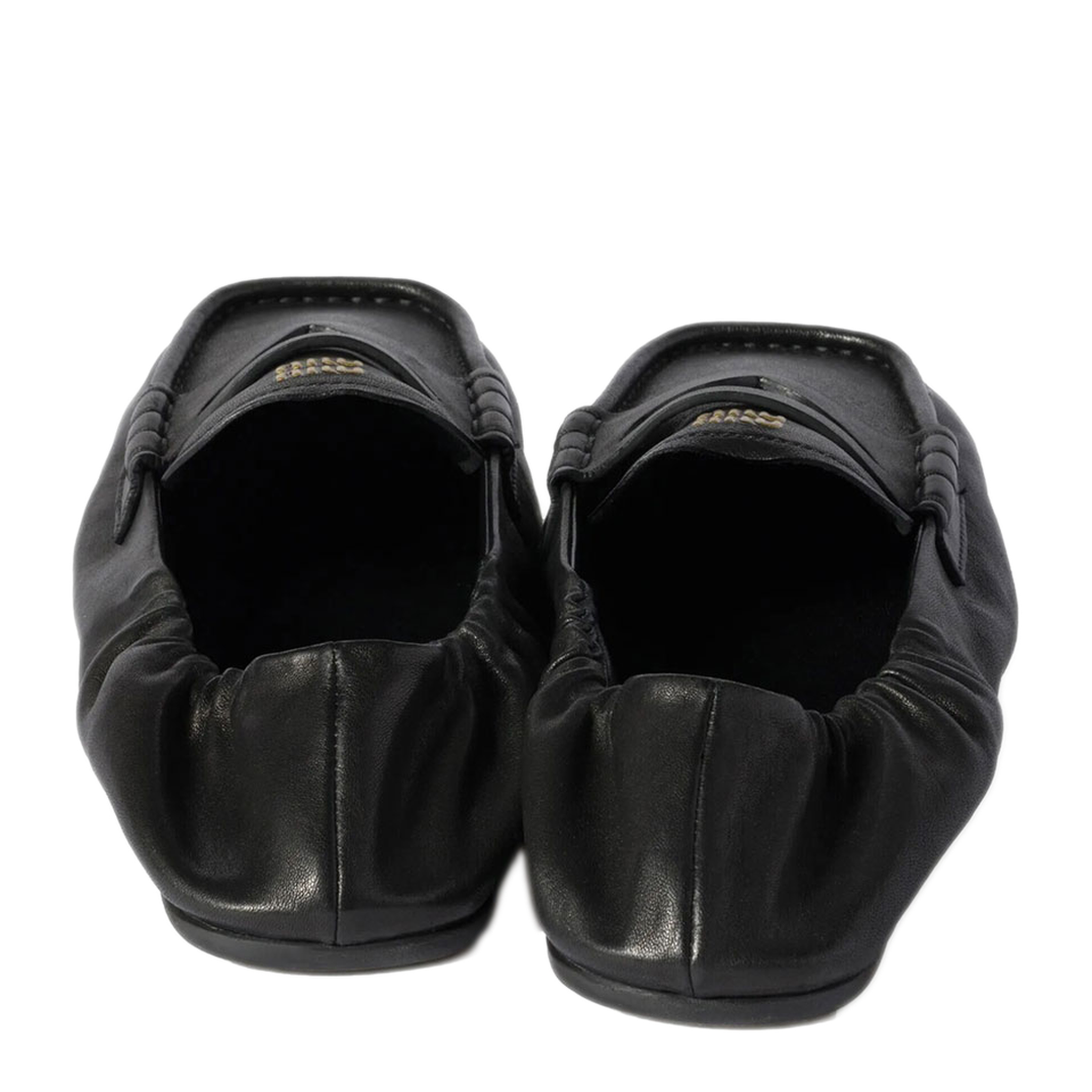 MAYFEYR - MIUMIU - Ruches Nappa Leather Loafers - 5D341EFD005EFX