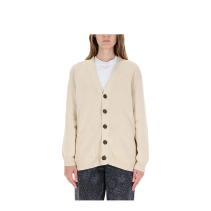 Cotton V-Necked Cardigan