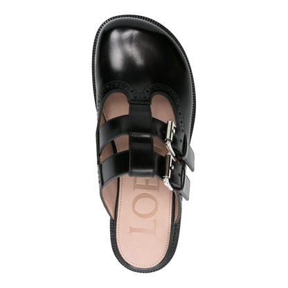 Campo Leather Mary Jane Mules