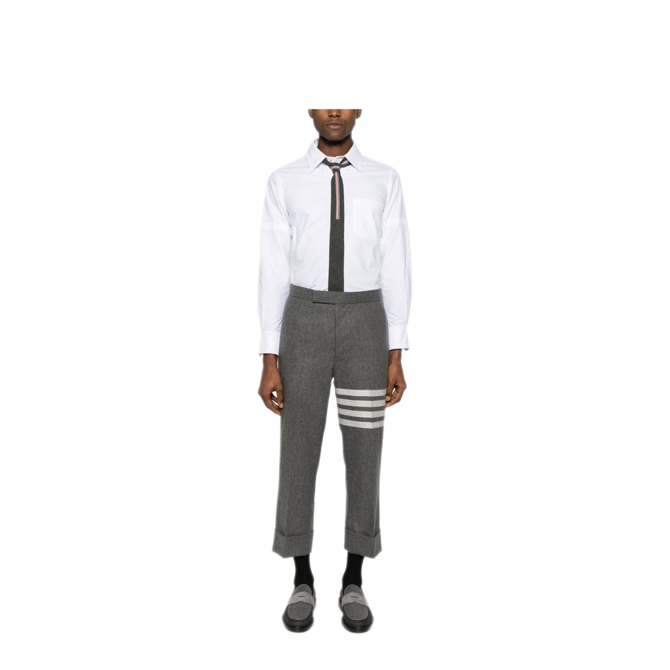 MAYFEYR - Thom Browne - Armband-Detail Cotton Shirt - MWL403OF0313100