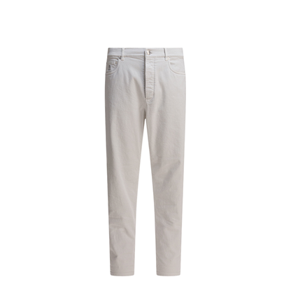White Cotton Pants