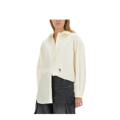 Shirt with Embroidered Logo