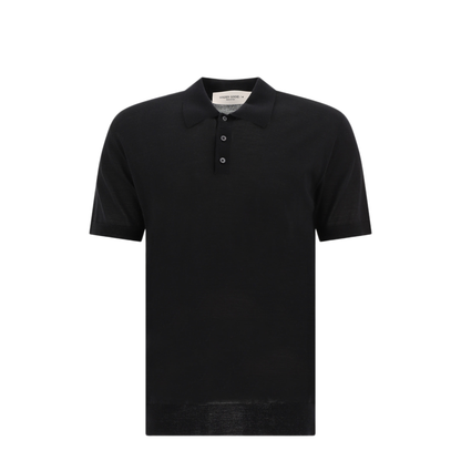 MAYFEYR - Golden Goose - Merino Wool Button Down Polo Shirt - GMP01412P00104190100