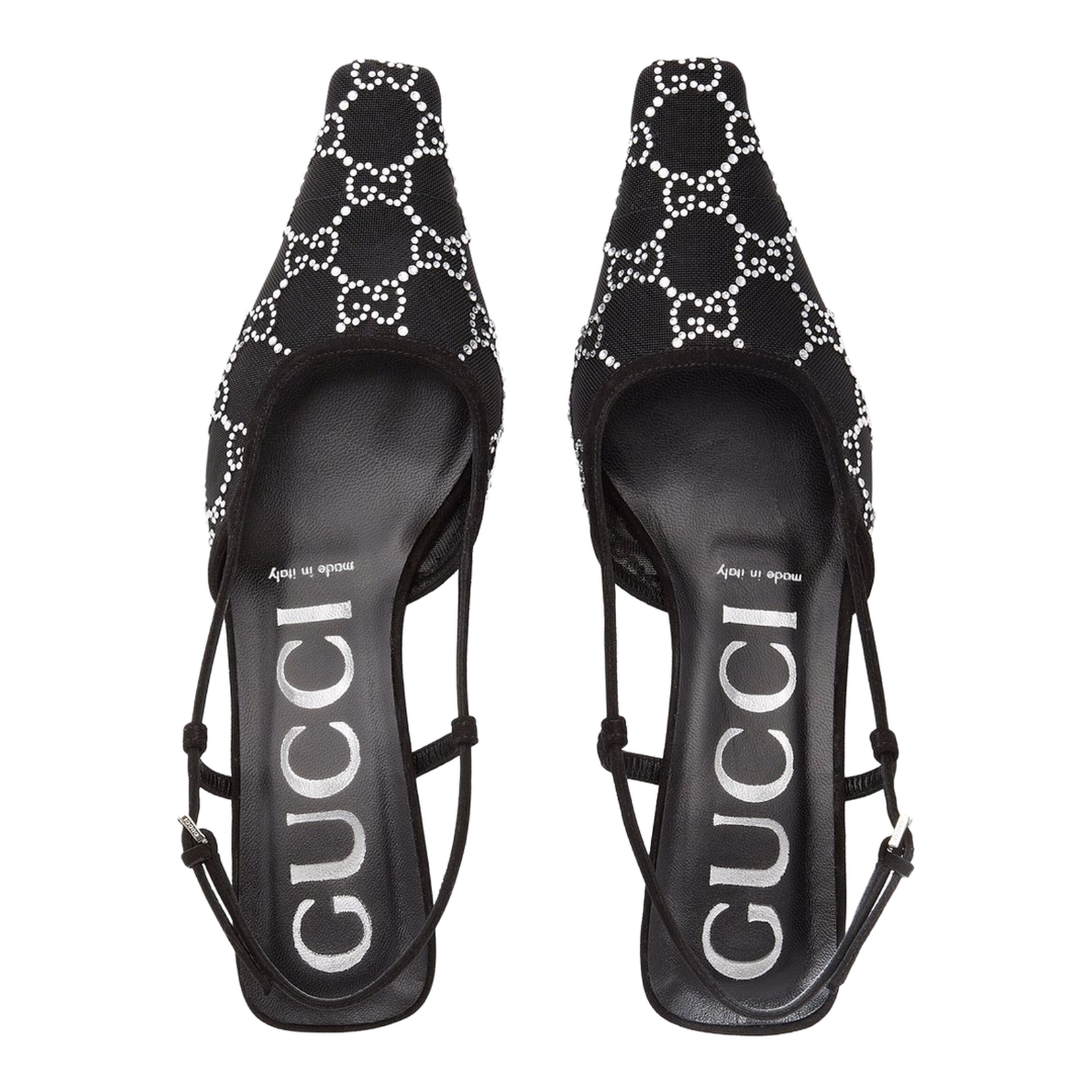 GG Crystal Slingback Pump