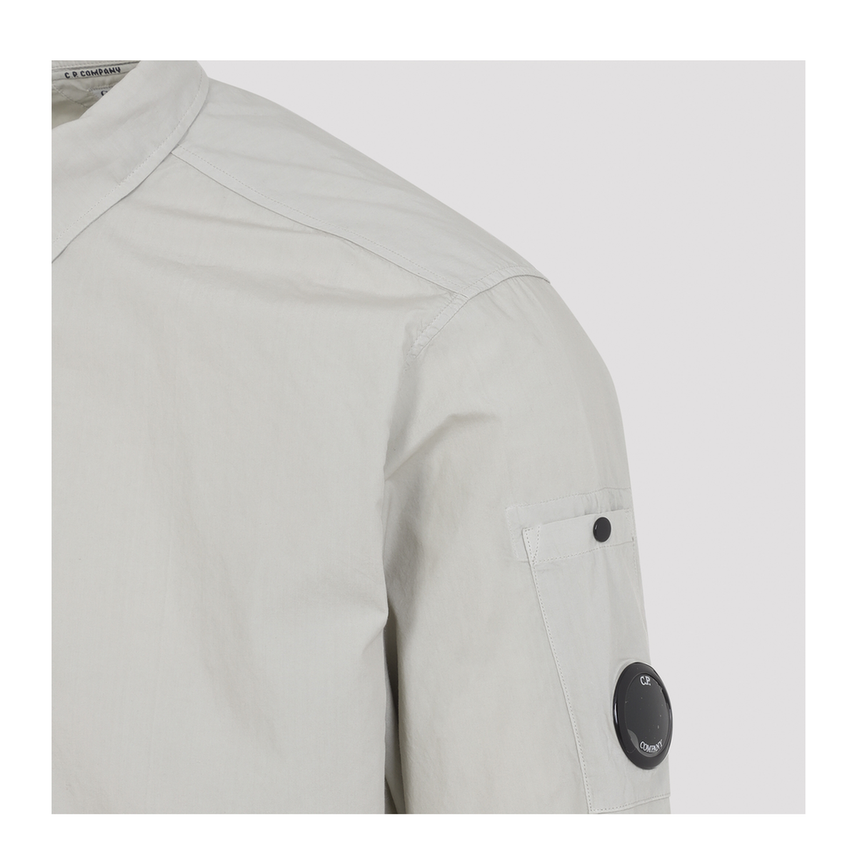 MAYFEYR - C.P. Company - Beige Cotton Long Sleeve Shirt - 20CMSH229A005328G904