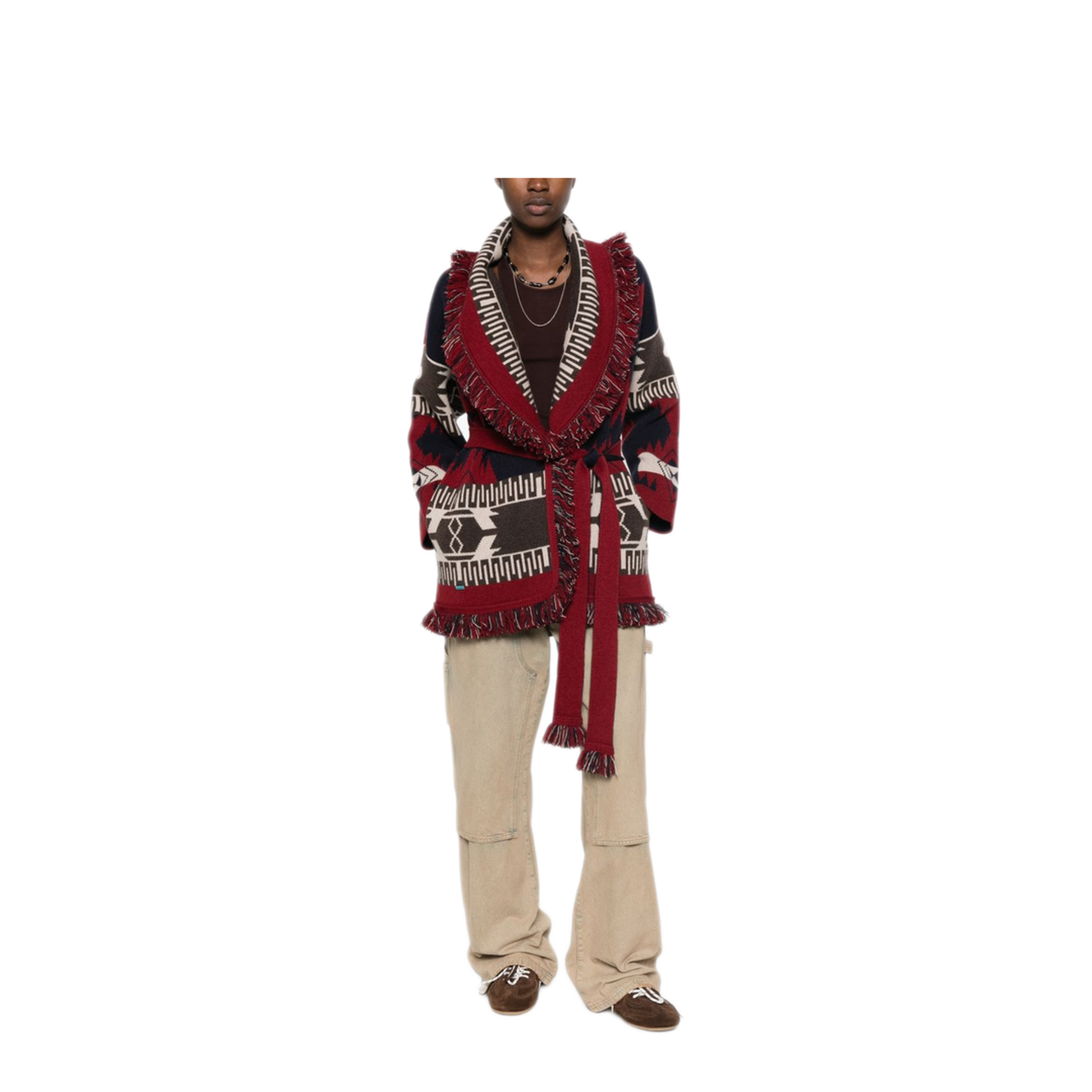 MAYFEYR - Alanui - Sweaters Bordeaux - LWHB064E26KNI0014625