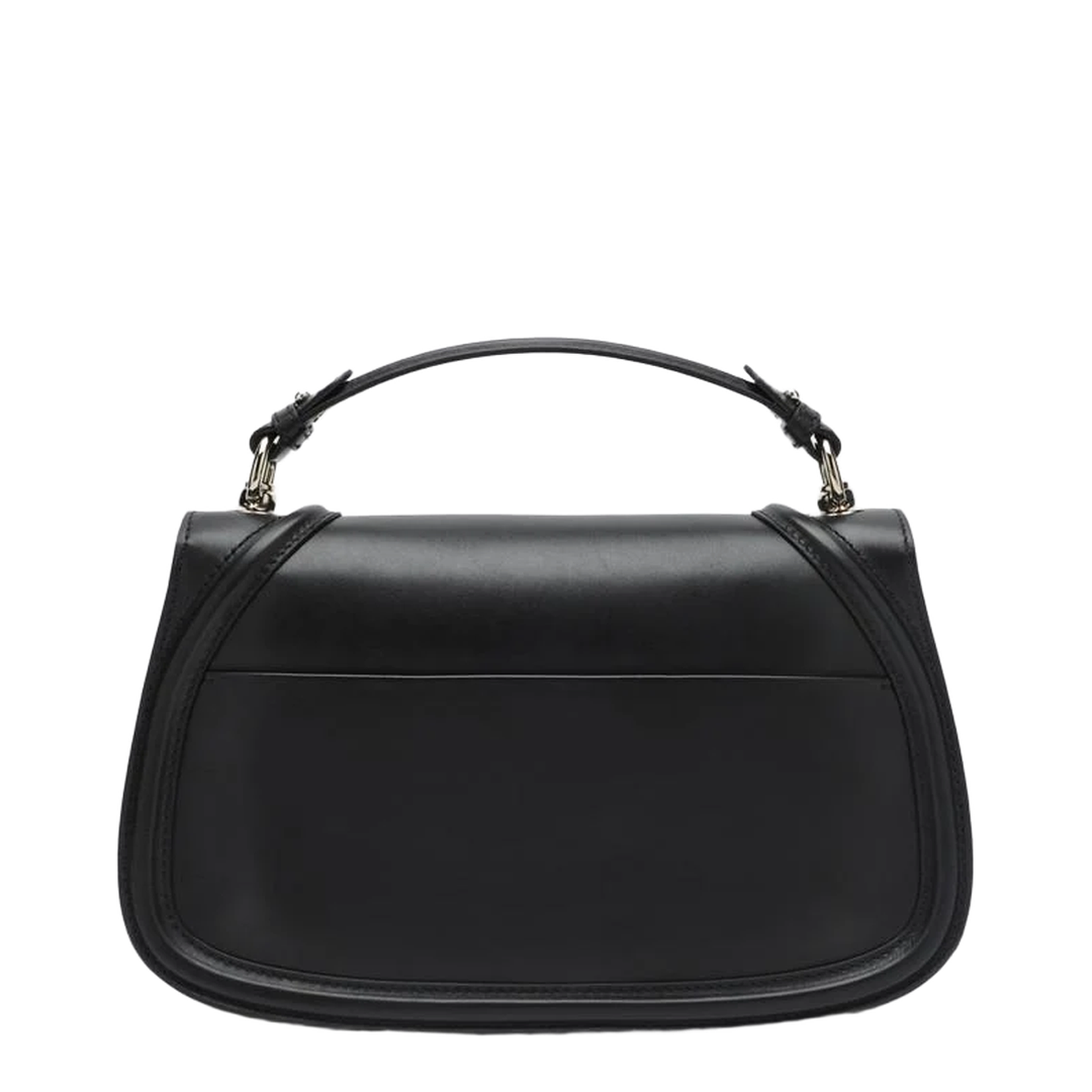Black Leather Crossbody Bag