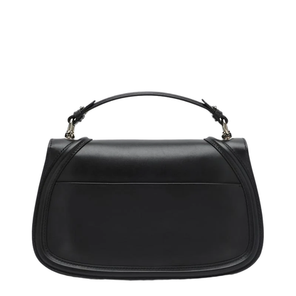 Black Leather Crossbody Bag