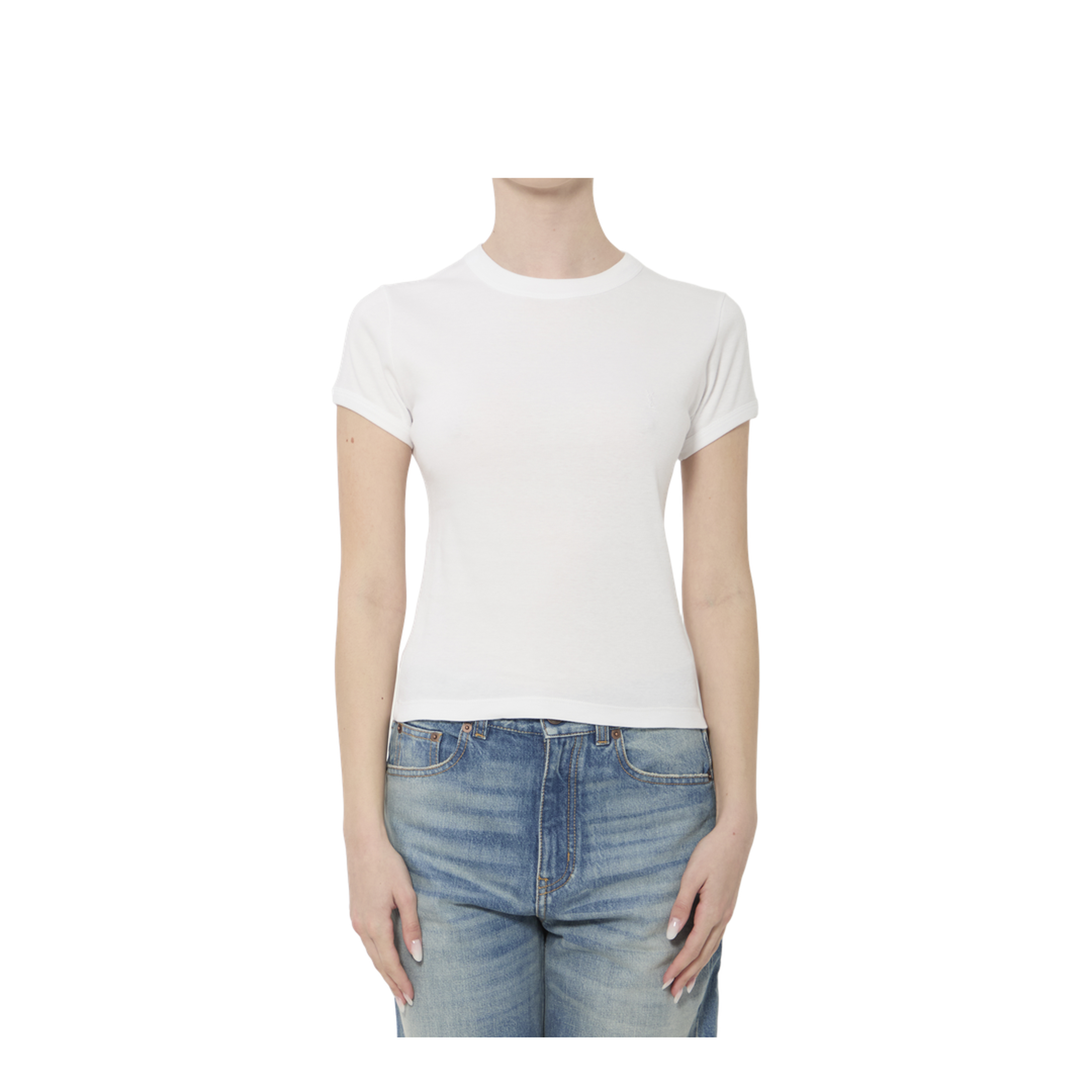 MAYFEYR - Saint Laurent - Cassandre T-Shirt - 869630Y38BD9000