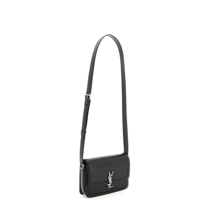 Solferino Medium Leather Crossbody Bags - Black