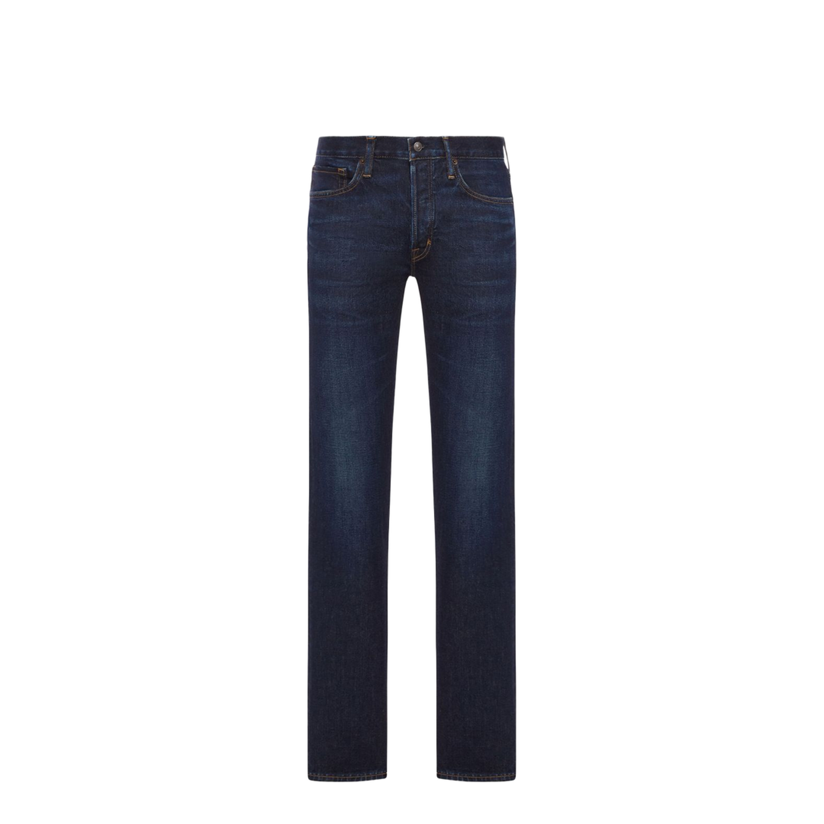 Straight-Fit Denim Jeans