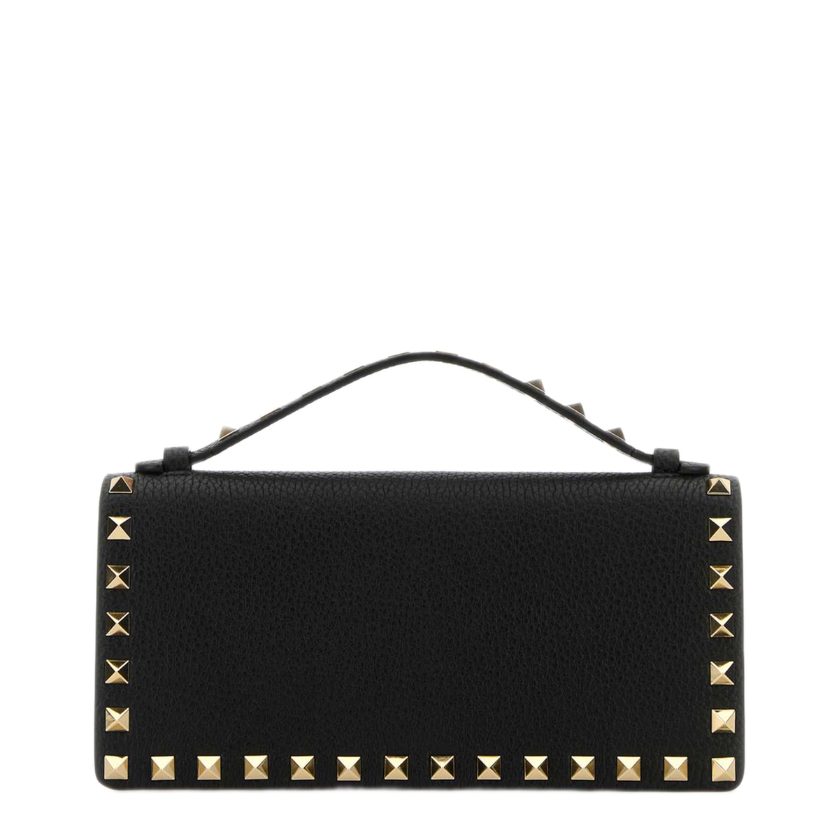 MAYFEYR - Valentino - Black Leather Rockstud Handbag - 9W0P0AK2VSH0NO