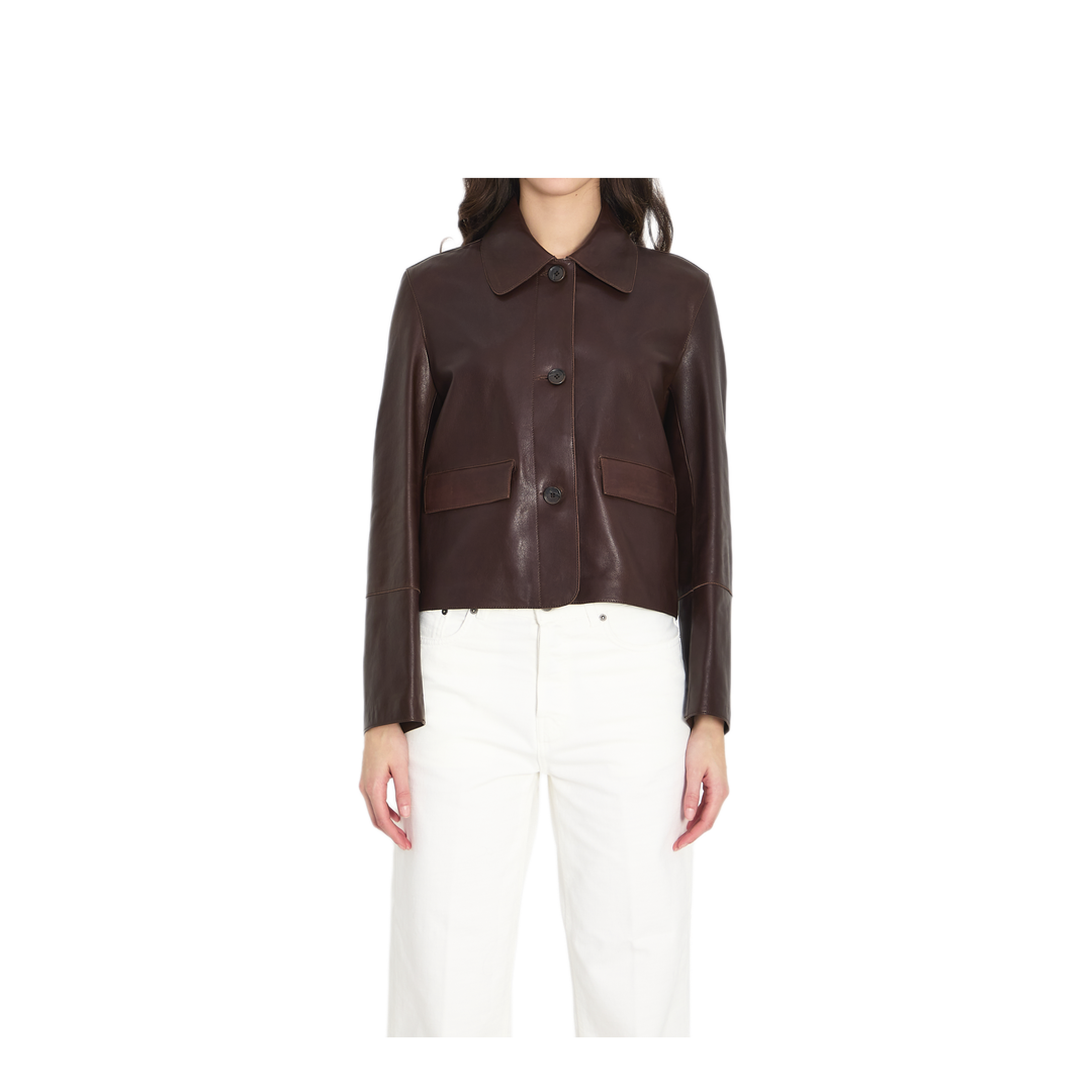 MAYFEYR - Arma - Brown Vintage Leather Jacket - 020L26105202MUDBROWN