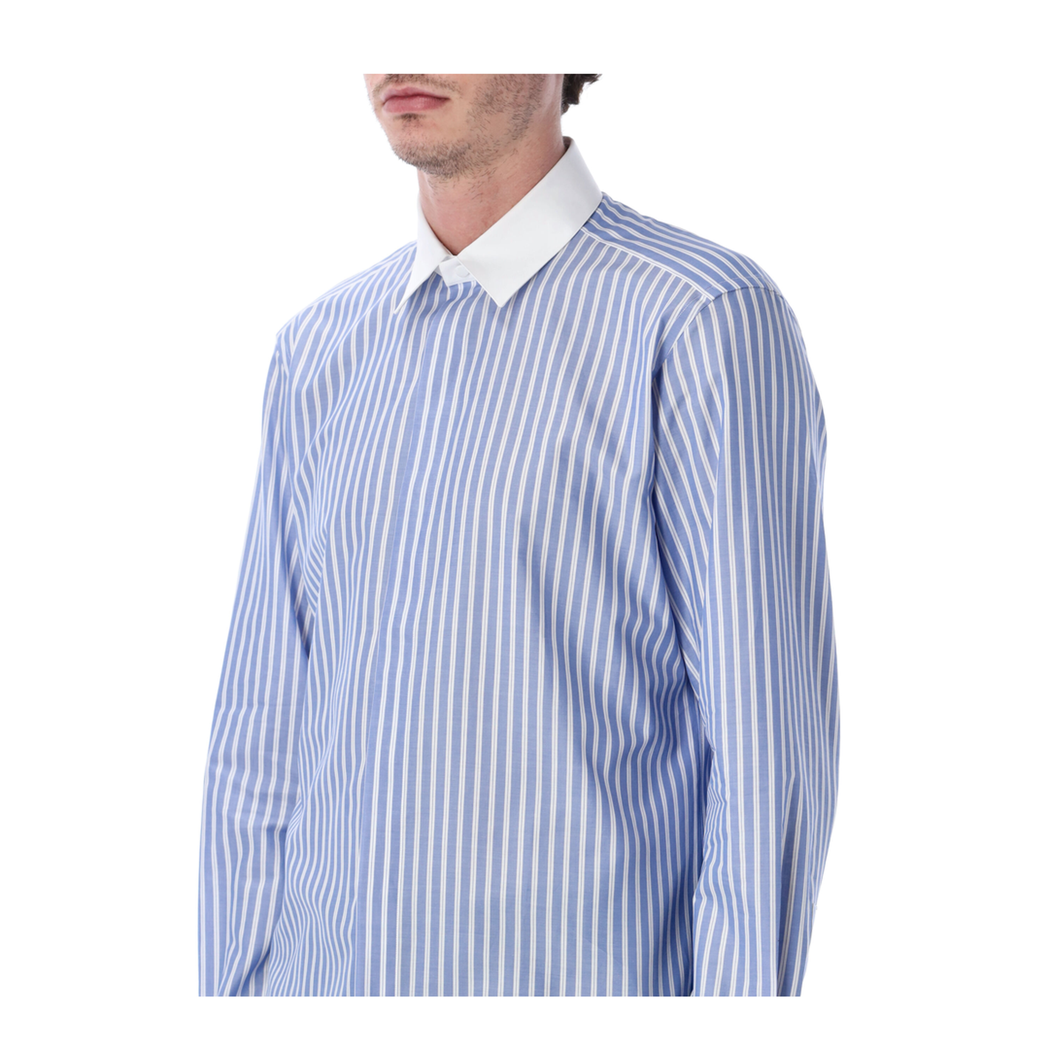 Wide Stripe Casual Shirt