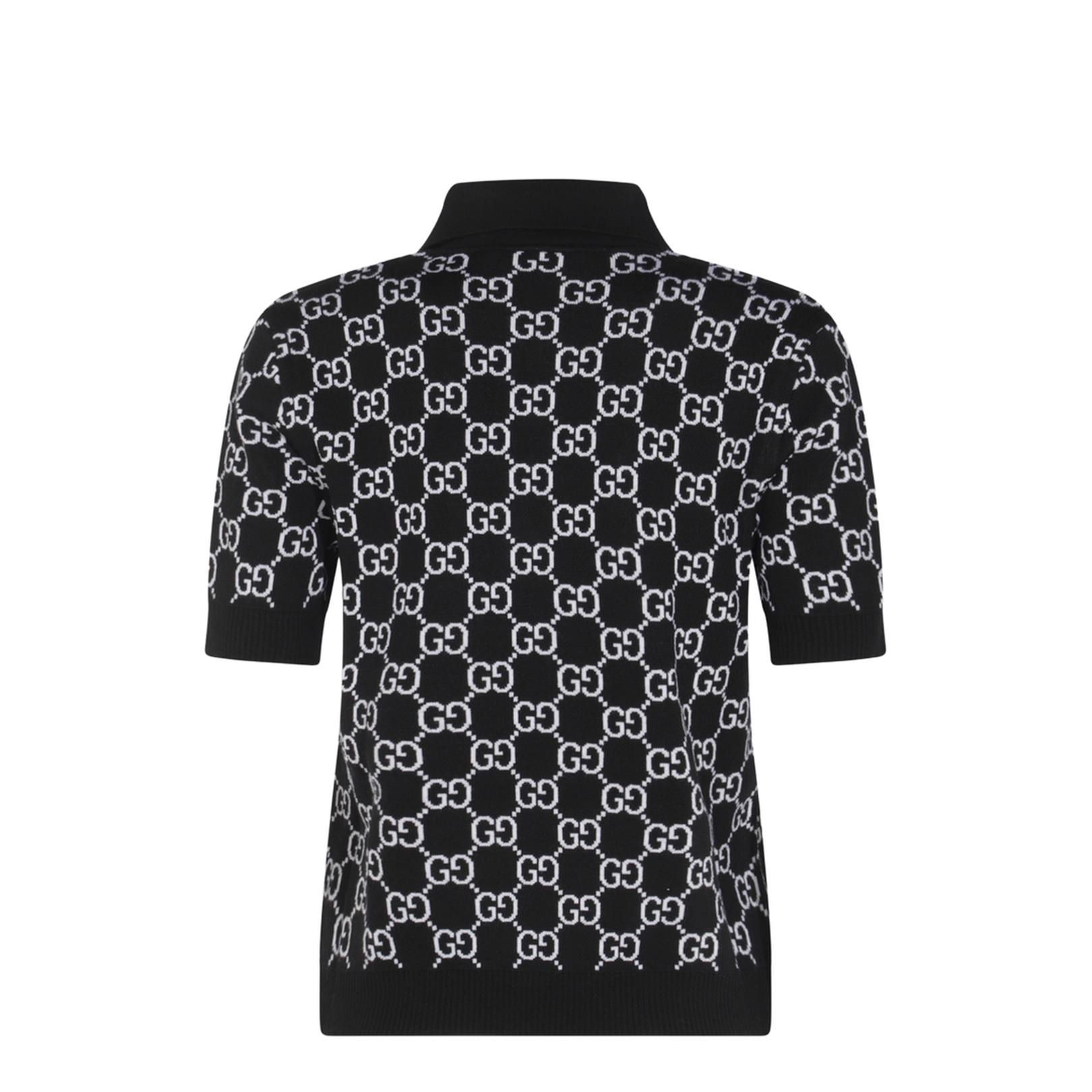 Reversible GG Wool Jacquard Polo Shirt