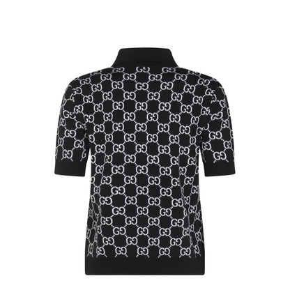 Reversible GG Wool Jacquard Polo Shirt