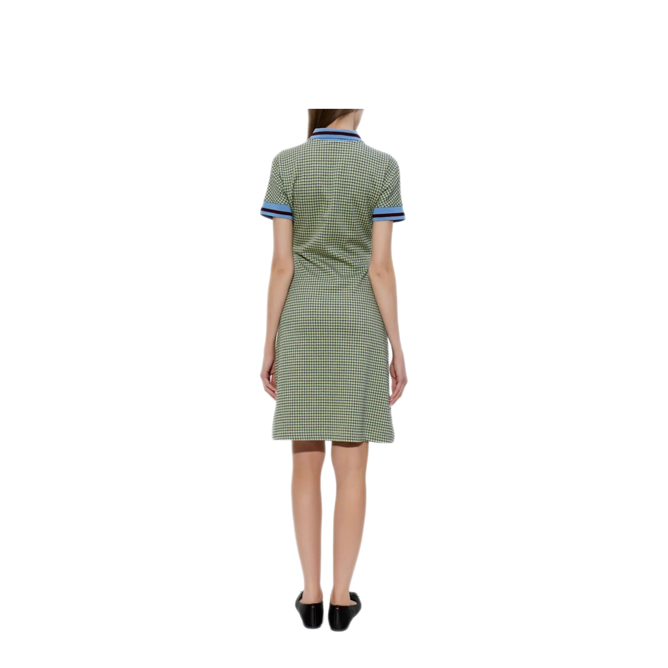 MAYFEYR - Marni - Polo-Collar Check Mini Dress - ABJE1520S0UTVA63CHY16