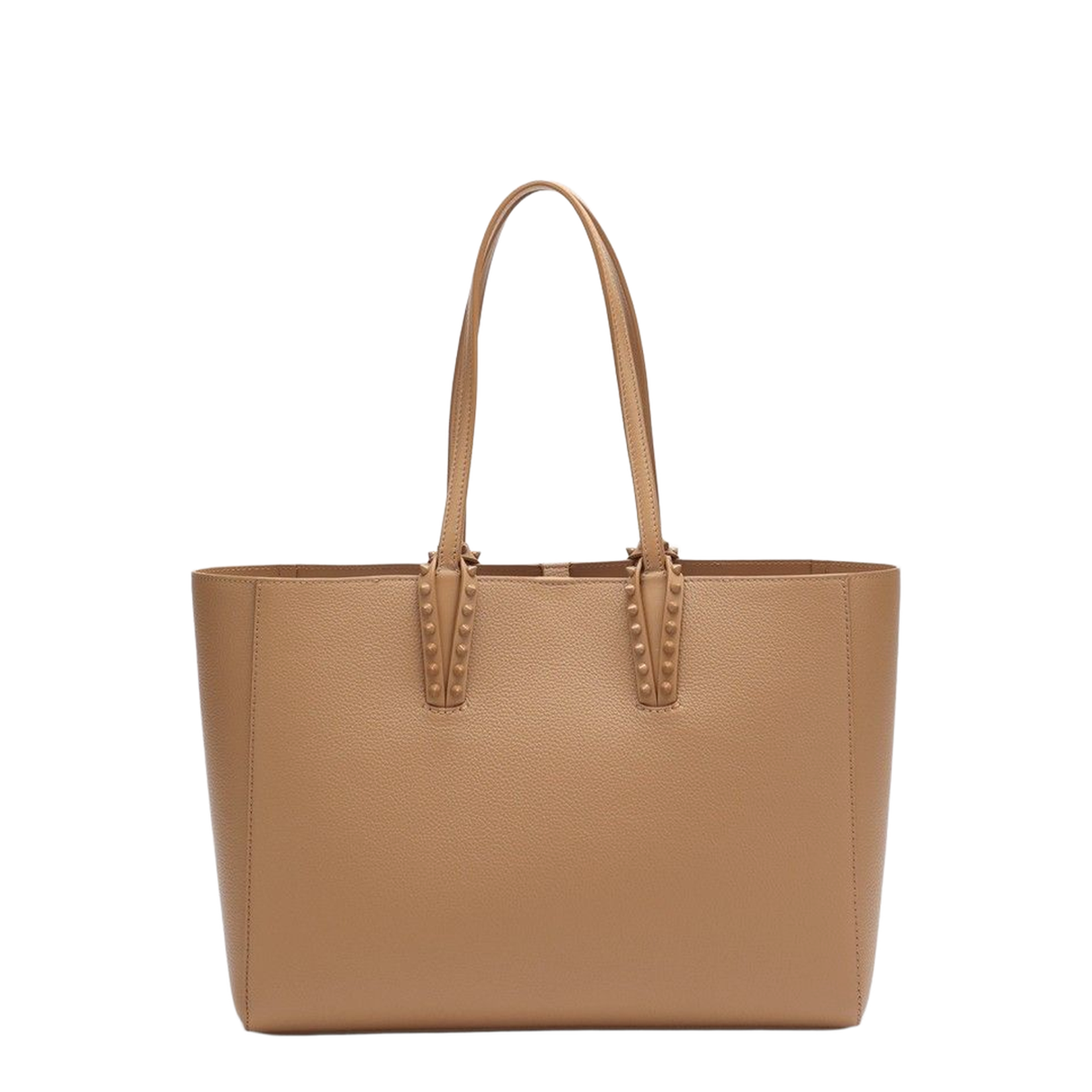 Beige Leather Cabata Small Tote Bag