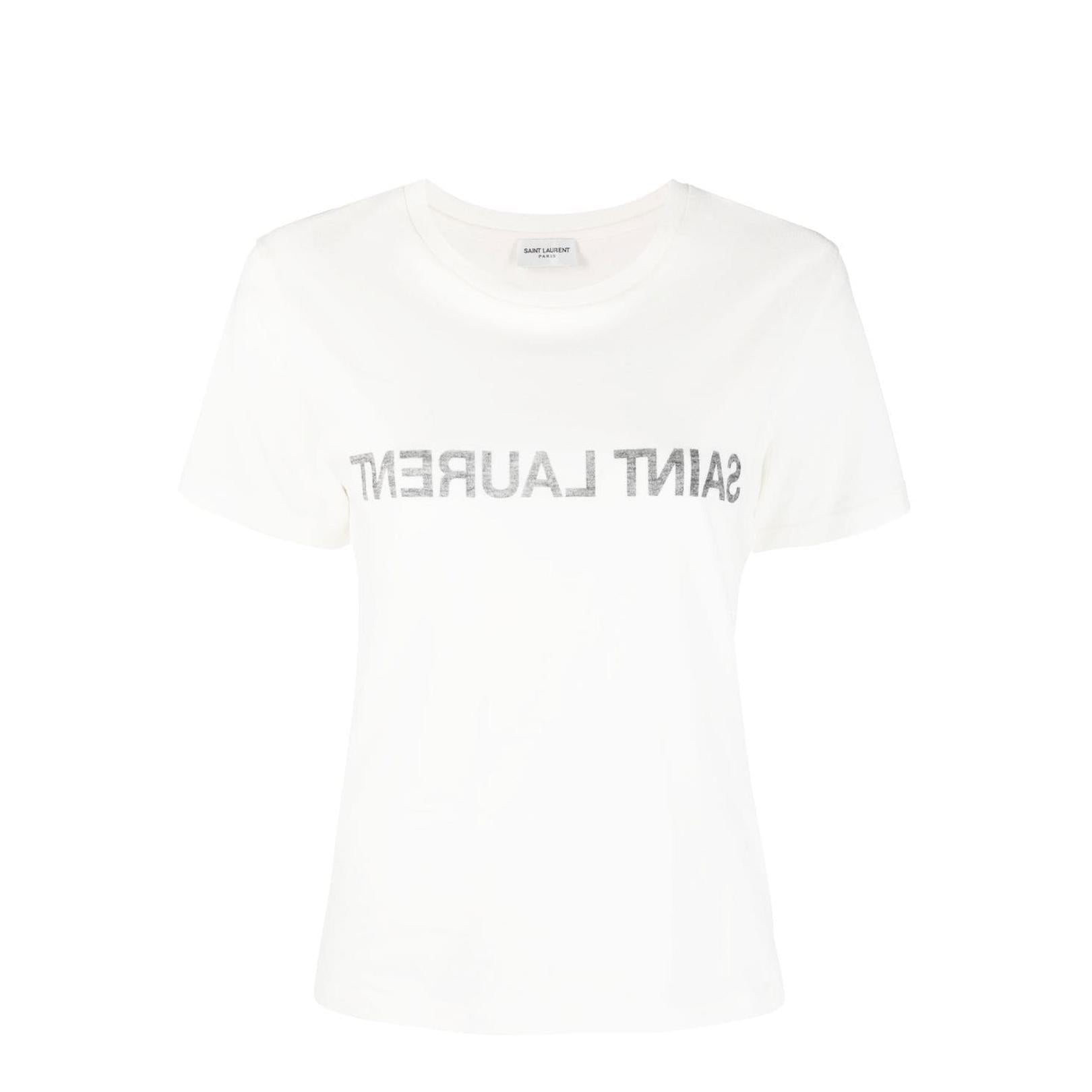 Saint Laurent  T-shirts and Polos White